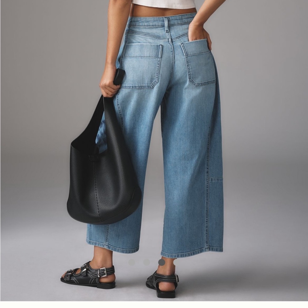 Kenna Mid-Rise Heritage Barrel Jeans - HEART edition by Pilcro. size 27 - Picture 3 of 14